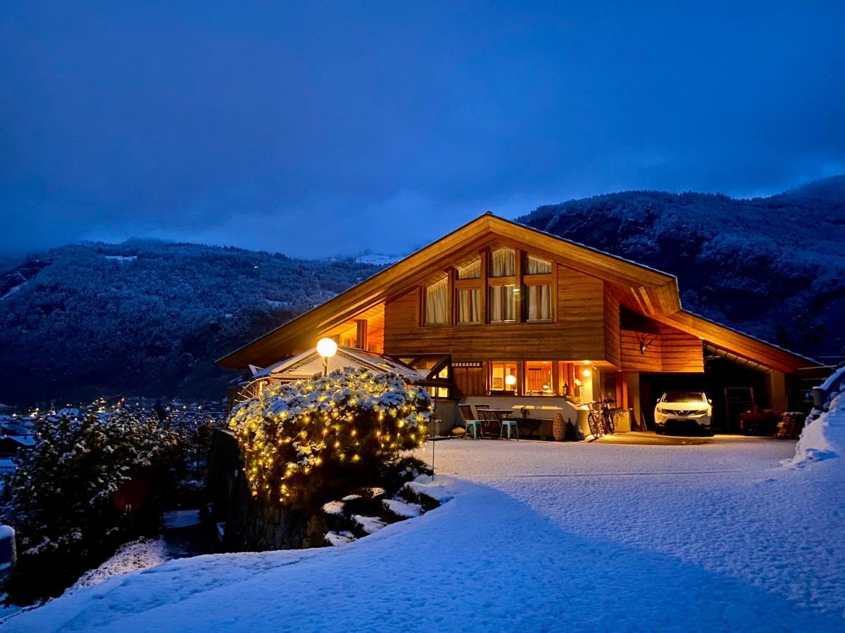 Appartement Aareschlucht- Grandiose Aussicht Fuer 2-6 Pers. Meiringen Exterior foto